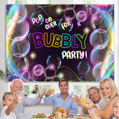 Lofaris Pop on over for A Bubbly Party Adults Backdrop