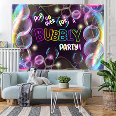 Lofaris Pop on over for A Bubbly Party Adults Backdrop