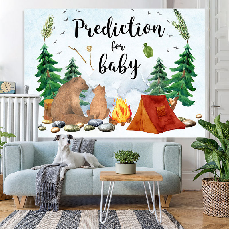 Lofaris Prediction for Baby Winer Shower Party Backdrop