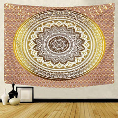 Lofaris Psychedelic Flower Lotus Bohemian Mandala Wall Tapestry