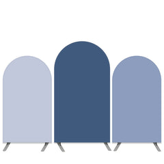 Lofaris Pure Color Navy Blue Double Side Birthday Arch Backdrop Kit