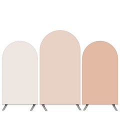 Lofaris Pure Pink Grey Double Side Birthday Arch Backdrop Kit