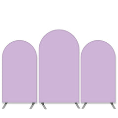 Lofaris Pure Color Theme Light Purple Birthday Arch Backdrop Kit