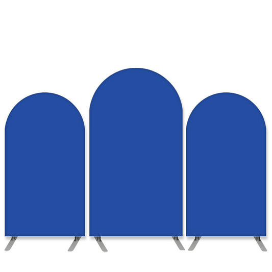 Lofaris Pure Color Theme Navy Blue Birthday Arch Backdrop Kit