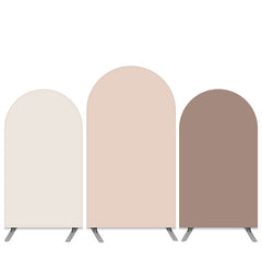 Lofaris Pure Pink Yellow Double Side Birthday Arch Backdrop Kit