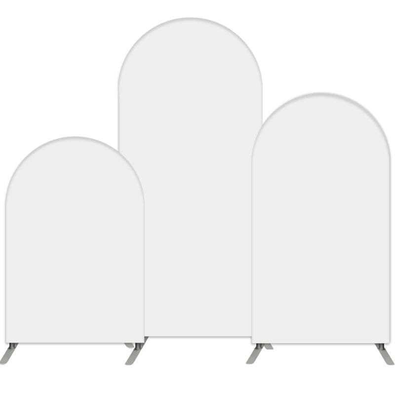 Lofaris Pure White Set Of 3 Double Sided Party Arch Backdrop Kit