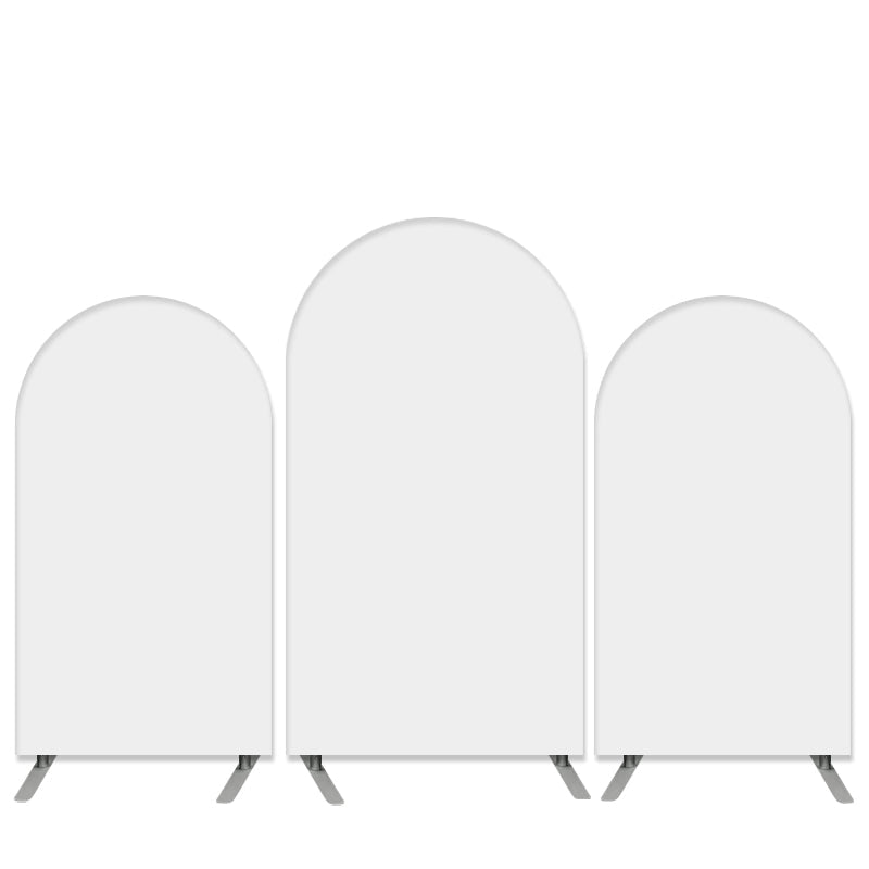 Lofaris Pure White Theme Double Sided Arch Backdrop Kit For Birthday