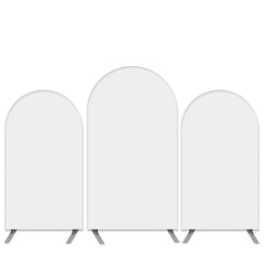 Lofaris Pure White Theme Double Sided Arch Backdrop Kit For Birthday