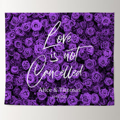 Lofaris Purple Roses Romantic Flower Wall Wedding Backdrop