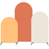 Lofaris Red Blue Colors Double Sided Arch Backdrop Kit