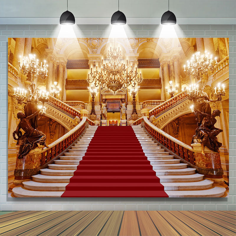 Lofaris Resplendent House Red Carpet Backdrop For Birthday