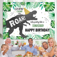 Lofaris Roar Jungle Forest Tyrannosaurus Rex Birthday Backdrop