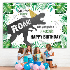 Lofaris Roar Jungle Forest Tyrannosaurus Rex Birthday Backdrop