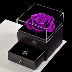 Lofaris Rose Flower Jewelry Box Valentines Day Gifts