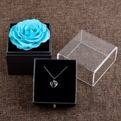 Lofaris Rose Flower Jewelry Box Valentines Day Gifts