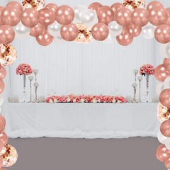 Lofaris Rose Gold DIY 130 Pack Balloon Arch Kit | Party Decorations - White