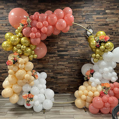 Lofaris Round Metal Sturdy Backdrop Stand for Decoration