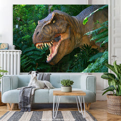 Lofaris Safari Dinasour Ancient Jungle Birthday Party Backdrop For Boy