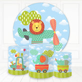 Lofaris Safari With Different Transport Round Backdrop Kit