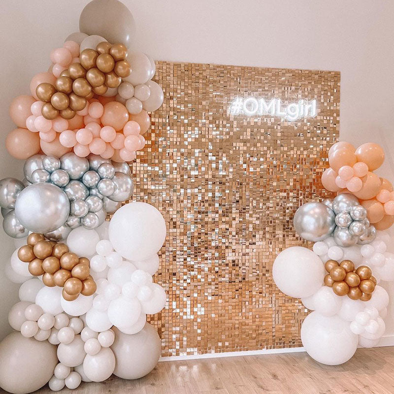Lofaris Satin Shimmer Wall Panel For Decorations Wedding Anniversary Party