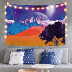 Lofaris Scenery Trippy Novelty Mountain Landscape Custom Tapestry