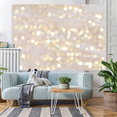 Lofaris Sequins Gold Glitter Bokeh Birthday Backdrop for Party Decor