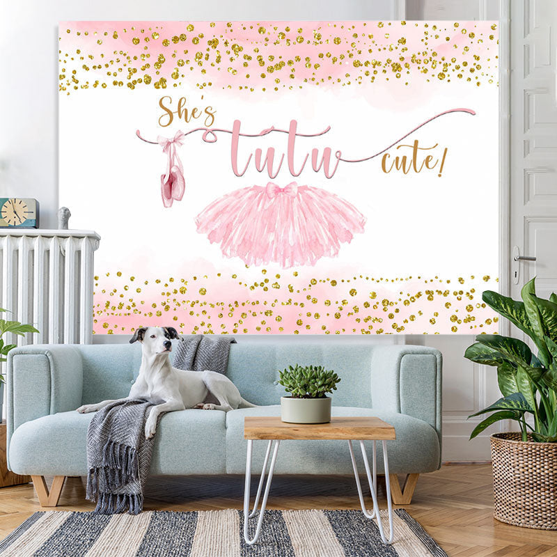 Lofaris Shes twtw cute happy second birthday backdrop for girl