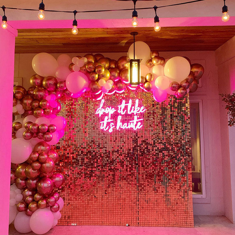 Lofaris DIY Sequin Backdrop Decoration Party Favor For Birthday Wedding