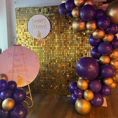 Lofaris Mirror Sequin Backdrop For Bridal Shower Baby Birthday