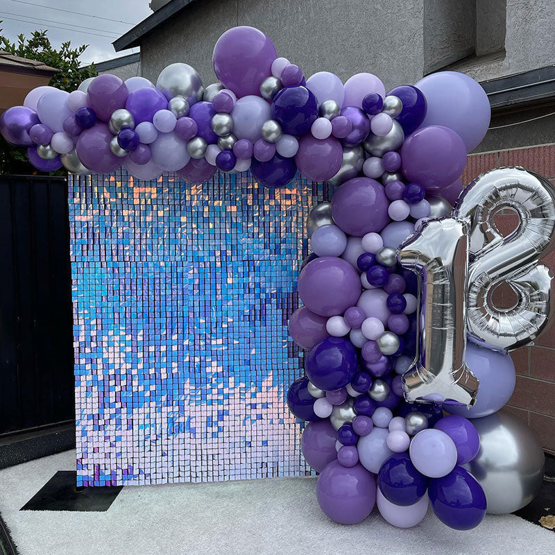 Lofaris Shimmer Panels Wall Backdrop Party Decoration For House Birthday Dancing