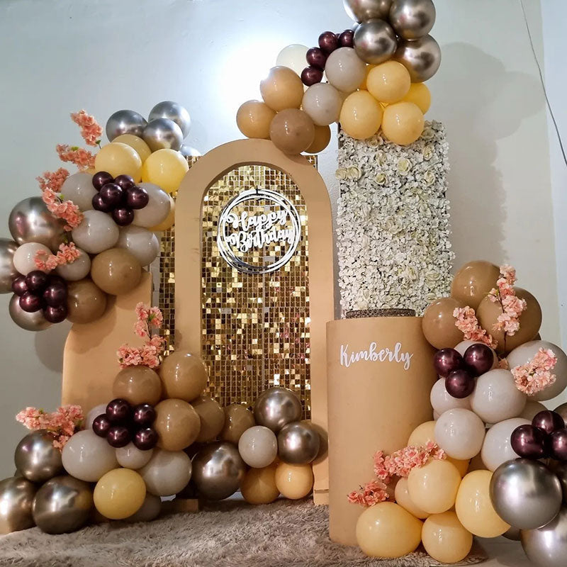 Lofaris Shimmer Panels Wall Backdrop Party Decoration Use For Grades Prom Dance