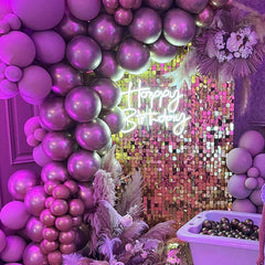 Lofaris Shimmer Panels Wall Backdrop Party Decoration Use For Grades Prom Dance