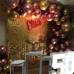Lofaris Shimmer Panels Wall Backdrop Party Decoration Use For House Birthday Wedding