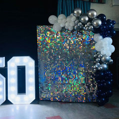 Lofaris Shimmer Wall Backdrop Panel Birthday Anniversary Wedding Decorations Engagement