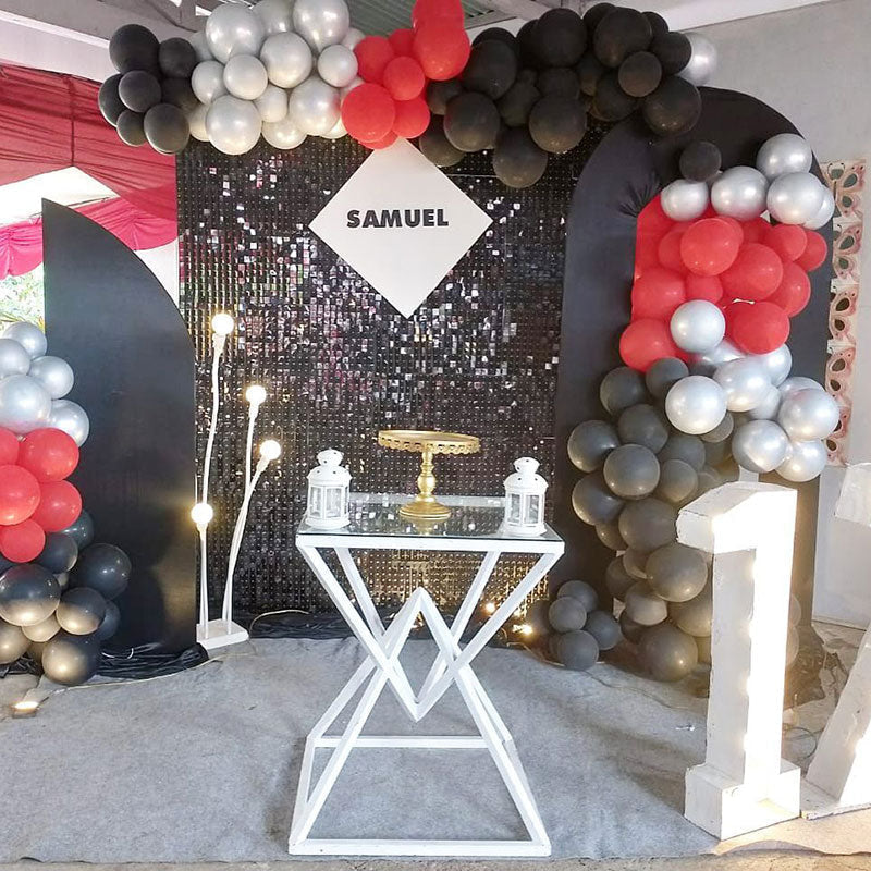 Lofaris Square Shimmer Wall Awesome For Birthday Baby Shower Wedding