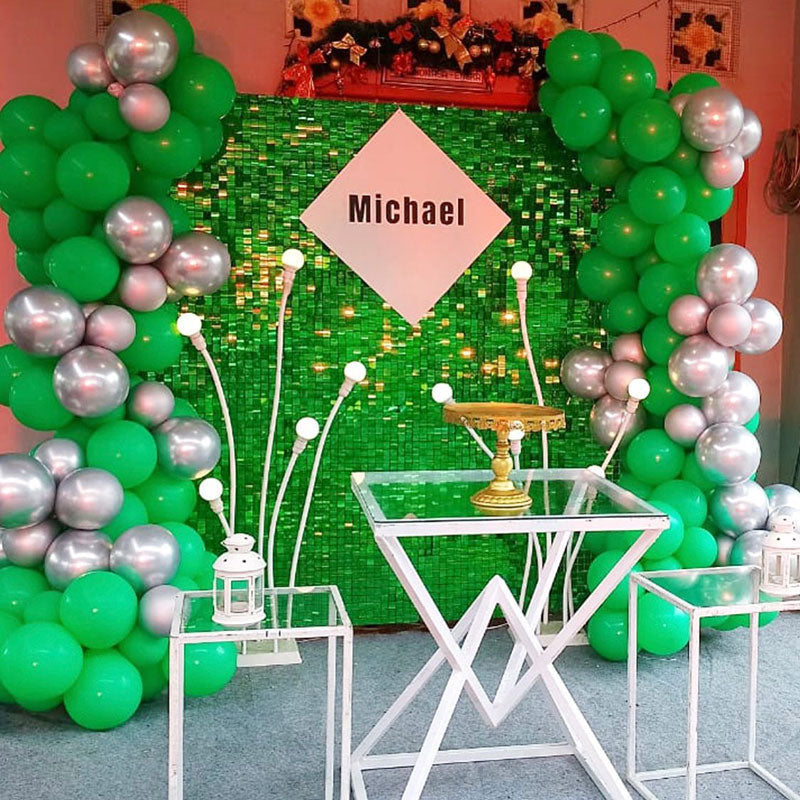 Lofaris Square Shimmer Wall Awesome For Birthday Baby Shower Wedding