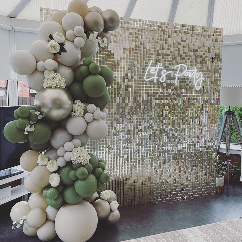 Lofaris Shimmer Wall Backdrop Panels Bling Easy Set Party Favor For Wedding Bridal Shower