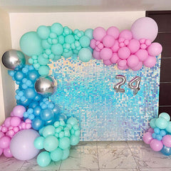 Lofaris Shimmer Wall Photo Booth Sequin Backdrop For Wedding Graduation
