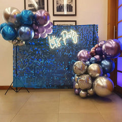 Lofaris Shimmer Wall Photo Booth Sequin Backdrop For Wedding Graduation