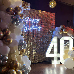 Lofaris Shimmer Wall Photo Booth Sequin Backdrop For Wedding Graduation