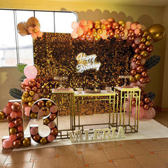 Lofaris Shimmer Sequin Wall Panels Decorate For Events Party