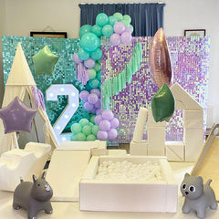 Lofaris Sequin Square Backdrop Panels Decoration For Party
