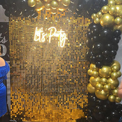 Lofaris Mirror Sequin Backdrop Decoration For Grades Party