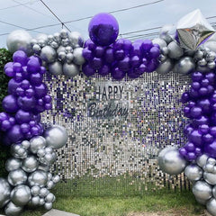 Lofaris Mirror Sequin Backdrop Decoration For Party House Indoor