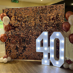 Lofaris Square Shimmer Wall For Birthday Wedding Paty Decoration