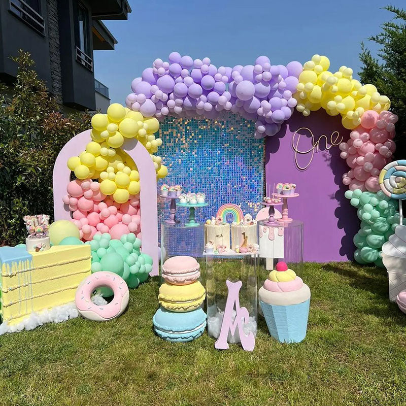 Lofaris Sequin Backdrop Panels Noble Party Glitter Decoration For Events