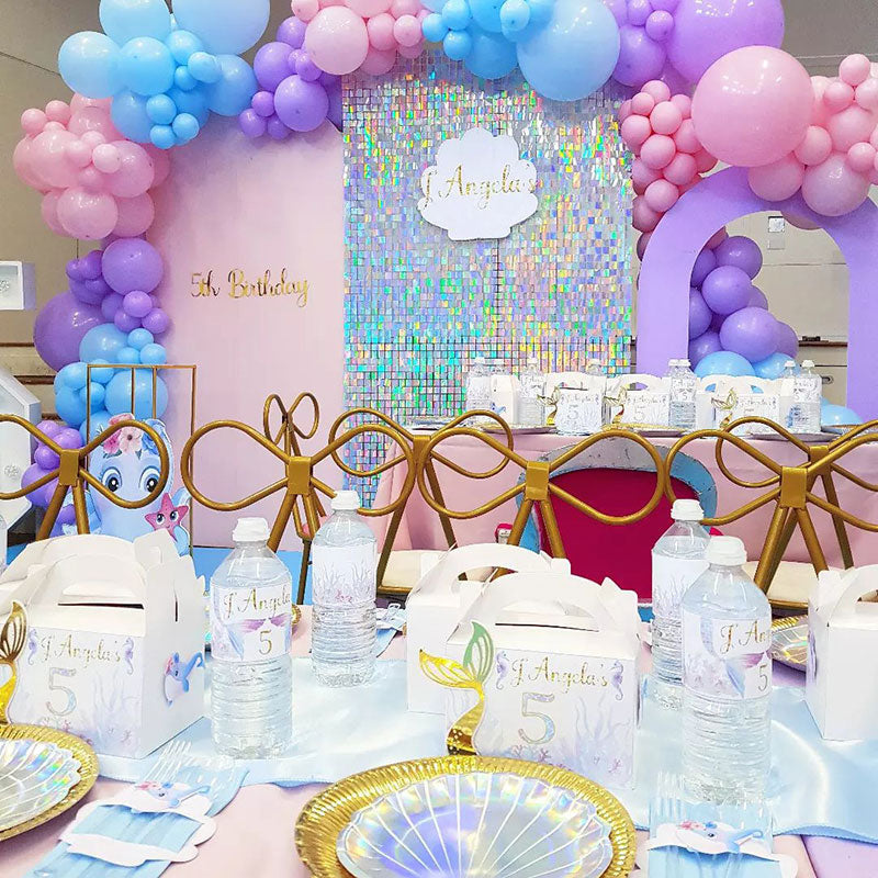 Lofaris Sequin Backdrop Panels Noble Party Glitter Decoration For Events