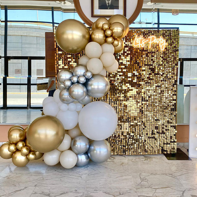 Lofaris Shimmer Wall Backdrop Panels Noble For Paty Favor Glitter Decoration Event