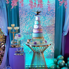 Lofaris Sequin Square Backdrop Noble For Party House Decoration Event