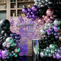 Lofaris Sequin Square Backdrop Noble For Party House Decoration Event